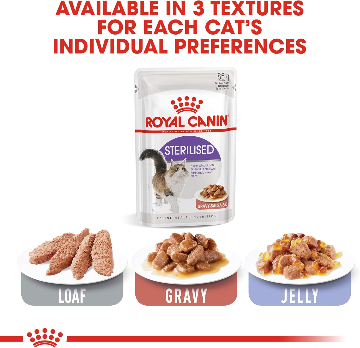 Royal Canin Feline Health Nutrition Sterilised Gravy (WET FOOD - Pouches)